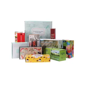 Impresión personalizada color regalo embalaje cartón chocolate galleta fruta cereal ropa cosméticos venta tamaño caja de embalaje