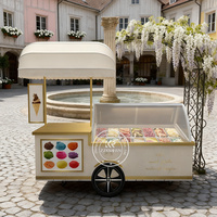 Leichter Gelato-Wagen Moderner Eiswagen Voll Ausgestatteter Mobiler Eiswagen