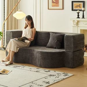 Vacuum-compressed Cross-border <b>Sofa</b> Pure Foam Fully Removable Washable Double-seater Suitable Home Use Living Room Bedroom <b>Sofa</b> - Product Image 2