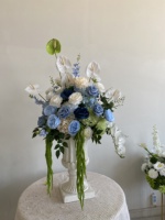H-992 Populaire Vente en Gros Usine Boule de Fleurs Artificielles Décoratives en Soie de Haute Qualité pour Centres de Table de Mariage