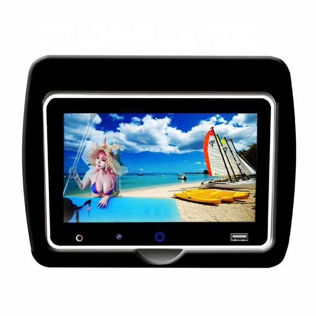 High Quality Multi-Size HD Bus LCD Monitor GPS Android Multifunctional Headrest Popular Design Car for DVD Player Made in China
