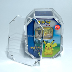 SHP Vente en gros Personnalisé Transparent UV Protéger Acrylique <span class=keywords><strong>Pokemon</strong></span> <span class=keywords><strong>Go</strong></span> Cadeau Boîte avec Blissey et <span class=keywords><strong>Pikachu</strong></span> Couvercle Magnétique Acrylique - Product Image 2