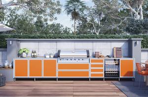 יצרן סין Vermonhouzz סיטונאי חיצוני מטבח ארונות נירוסטה מטבח ארונות - Product Image 6