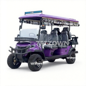 2026 New 7-8 Seater Terrain Electric Golf Cart Lead Acid Battery 3/4/5KW AC Motor CE Certified Stable Safe 90km Range - Product Image 5