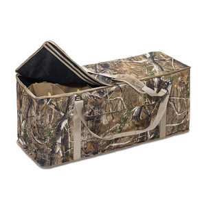 Bolsa para Señuelos de Aves Acuáticas de 12 Compartimentos, con Estampado de Camuflaje, Tela Oxford, Fondo de Malla con Drenaje, Equipo de Almacenamiento para Exteriores - Product Image 1
