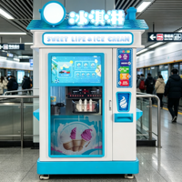 Mesin Es Krim Robot Otomatis Grosir Pasokan Massal Pabrik Mesin Penjual Es Krim Bisnis Mal
