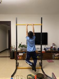 ZYFIT : Barre de traction double pour la maison, équipement de fitness intérieur, <span class=keywords><strong>appareil</strong></span> de traction à barre simple, barre simple pour flexion des bras - Product Image 5