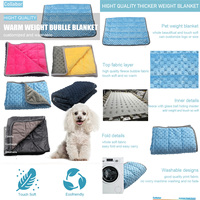 COLLABOR 290GSM Winter Warme Fleece GRAVITY Gewichtsdecke für Hunde Waschbar Anpassbar Fabrikverkauf Hunde-Gravitationsdecke