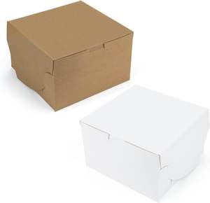 Cajas <span class=keywords><strong>para</strong></span> Pastelería - Caja Clásica Reversible <span class=keywords><strong>para</strong></span> Pastel de 8 Pulgadas, con Clips Laterales Especiales y Cierre Frontal - Product Image 3