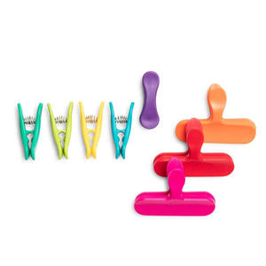 <span class=keywords><strong>Clip</strong></span> per Sacchetti Arcobaleno di Varie Dimensioni, <span class=keywords><strong>Clip</strong></span> Multicolore Riutilizzabili per Sigillare Sacchetti di Cibo, Snack, Caffè e Congelatori - Product Image 2