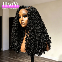 Wig Rambut Asli 13x6 HD Lace Wig, Grosir Wig Rambut Virgin Burma Keriting, Wig Raw dengan Kutikula Tersusun Rapi, Rambut Mentah Vietnam