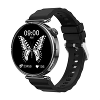 Montre connectée CY37, écran HD de 1,27 pouce, moniteur de fréquence cardiaque, suivi de la santé, lunette en alliage, modes multisports, tracker de fitness pour femmes