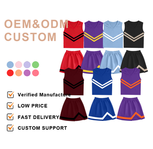 Set di <span class=keywords><strong>Abbigliamento</strong></span> Sportivo per Bambine e Ragazze, Gonna da Cheerleader Personalizzata per Scuola e Football - Product Image 5