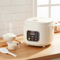 Cuiseur à riz électrique intelligent numérique portable Trancre 3L avec cuillère doseuse en plastique pour usage domestique et hôtelier