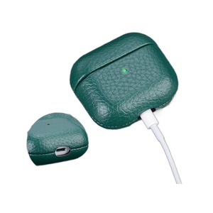 Funda Protectora de Cuero PU con Diseño de Lichi <span class=keywords><strong>para</strong></span> Auriculares, Recortes Precisos, <span class=keywords><strong>Forro</strong></span> Interior Suave <span class=keywords><strong>para</strong></span> <span class=keywords><strong>AirPods</strong></span> 3, Pro, Pro 2 - Product Image 4