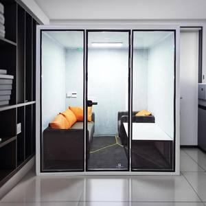 Home Recording Studio Silent Sleep Bin Schall dichter Raum für Klavier übungen Singen Abnehmbare Funktionen für den Büro-oder Heimgebrauch - Product Image 4