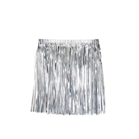 Vente en gros – Plusieurs couleurs disponibles – Tissu en dentelle métallique brillante de 40 cm avec franges en guirlandes pour robe de danse