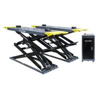 TFAUTENF TF-TSL3500 Pont élévateur à ciseaux à profil bas 3,5T, élévateur hydraulique au sol 1850mm pour centre de réparation automobile
