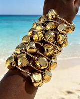 Kaimei-Bracelet pour femme en or 18 carats, bijoux tendance 2025