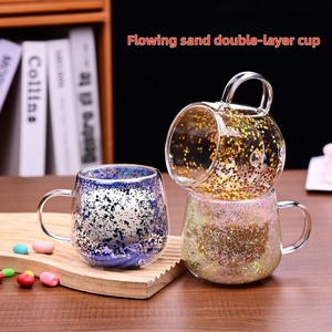 Ly thủy tinh hai lớp chống nóng, ly thủy tinh borosilicate cao cấp, ly uống sữa cà phê ăn sáng, ly uống nước - Product Image 3