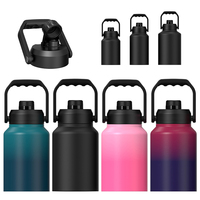 Thermos de 64 oz, 2,0 l, 1,8 l, carafe à eau en acier inoxydable, grande bouteille d'eau, 2 litres, gourde isotherme, thermos, bouteille d'eau