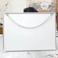 Boîte à lumière Led A3 Boîte à lumière en aluminium Affichage acrylique Panneau d'affichage menu suspendu sans chaîne Boîte à lumière intérieure