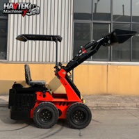 Produit phare : Mini-chargeuse compacte sur pneus avec moteur EPA, chargeuse sur pneus, chargeuse compacte à conducteur debout, engin de construction