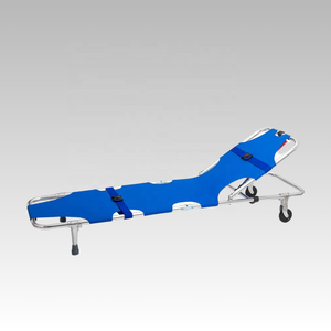Brancard Orthopédique Pliable Léger en Acier et Aluminium pour Hôpital de Secours d'Urgence - Product Image 1