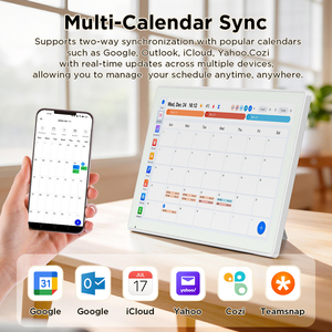 Venta al por Mayor Directa de Fábrica, Marco de Fotos Digital con <span class=keywords><strong>Calendario</strong></span>, Pantalla Táctil IPS FHD de 15.6 Pulgadas, 32GB, WiFi, Sincronización con <span class=keywords><strong>Google</strong></span> Calendar, Regalo Empresarial - Product Image 3
