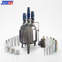 Cuve de mélange à cisaillement élevé JOSTON 1000L en acier inoxydable 316L pour la production de crèmes cosmétiques, lotions et shampoings