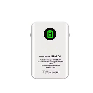 Venta Directa de Fábrica, Batería LiFePO4 de 5.12KWh 100Ah para Montaje en Pared, para Respaldo Solar en el Hogar - Product Image 1