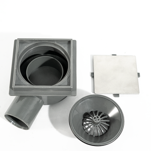 In acciaio inox scarico pavimento quadrato in acciaio inox con nucleo Anti-odore 304 <span class=keywords><strong>sifone</strong></span> DN50 in plastica scarico del pavimento del bagno - Product Image 5