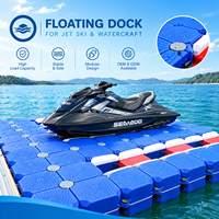 GZZH America Modules de pontons flottants en HDPE, cubes de quai flottant Jet Float avec système de fixation, Guangdong