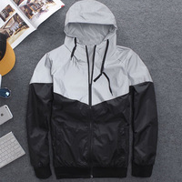 Veste de sécurité haute visibilité pour la nuit, coupe-vent, séchage rapide, légère, personnalisée, réfléchissante, pour la course à pied, avec logo