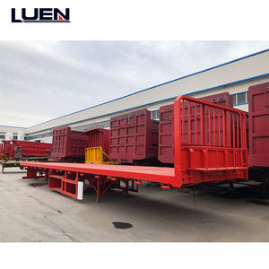 <span class=keywords><strong>Camion</strong></span> à plateau à 3 essieux, remorque <span class=keywords><strong>de</strong></span> transport <span class=keywords><strong>de</strong></span> conteneurs, chargeur latéral à vendre - Product Image 5