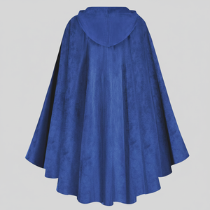 <span class=keywords><strong>Mantello</strong></span> medievale <span class=keywords><strong>mantello</strong></span> nero con cappuccio costumi rinascimentali Cosplay cavaliere tunica gotica strega festa <span class=keywords><strong>mantello</strong></span> - Product Image 6