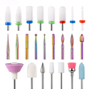 Fraise à ongles en diamant de haute qualité, ronde et carrée, pour le retrait du vernis gel, vente en gros d'usine - Product Image 3