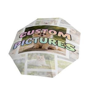 1 Parapluie pliant personnalisé avec collage photo d'animaux, sans MOQ, cadeau personnalisé avec photo de chien, commande unique - Product Image 4