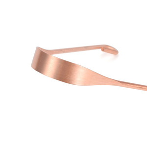 Herramientas de cuidado de higiene bucal 100% raspador limpiador de lengua de cobre puro para adultos - Product Image 2