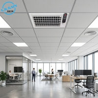 Diffuseur d'air motorisé intelligent A.R.RAIN - Grille linéaire ABS personnalisée pour systèmes CVC d'intérieur de luxe modernes