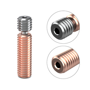 Boquilla Extrusora de Impresora 3D E3DV6, Totalmente Metálica, de Aleación de Titanio y Cobre, para E3DV6 MK8 Vyper Rattlesnake - Product Image 1