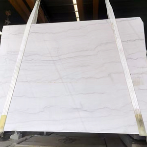 Marches d'escalier en marbre blanc Sactransstone, grande dalle, finition polie moderne, pour villa, avec garantie d'un an - Product Image 2