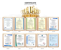 Proveedor de placas de circuito impreso multicapa en stock, acabado de superficie de oro por inmersión de precisión de 0.075 mm, PCB