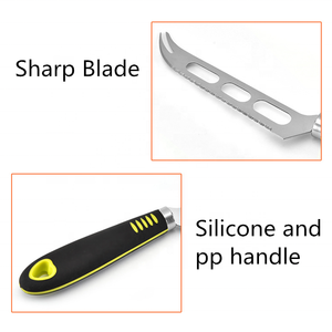 Coltello per Formaggio Naixin NX-192 in Acciaio Inox con Manico in ABS e Lama Seghettata, Utensile da Cucina Sicuro per il Contatto Alimentare - Product Image 6