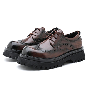 Mocassins en Cuir Véritable pour Hommes Tendance Mode avec Logo Personnalisé – Légers, Respirants, Élégants, Confortables, Soutien de la Voûte Plantaire, Rehaussement de la Hauteur - Product Image 6