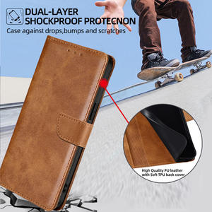 Funda de Teléfono Tipo Cartera de Lujo en Cuero PU para <span class=keywords><strong>vivo</strong></span> v60 Lite V50 Lite, Funda Protectora con Hebilla Magnética en Cuero PU para <span class=keywords><strong>vivo</strong></span> V50 - Product Image 3