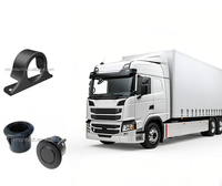 12 24V FM remorque Parking musique Radio Radar système avec indicateur LED pour HGV camion carrière Construction ordures camion Bus exploitation minière