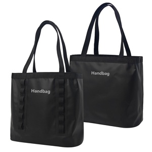 <span class=keywords><strong>Sac</strong></span> fourre-tout imperméable en PVC, capacité 16L, design pliable portable avec poche intérieure zippée pour la natation et les activités de plein air - Product Image 1