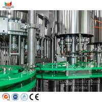 Ligne de mise en bouteille de jus de fruits industrielle de haute qualité, mélangeur, pasteurisateur, stérilisateur UHT et système d'emballage, machine de remplissage de jus