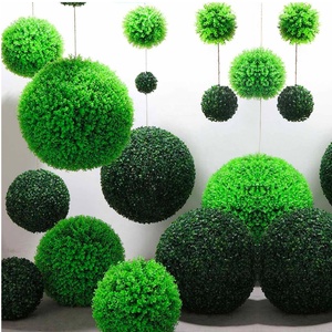 <span class=keywords><strong>Planta</strong></span> Decorativa Colgante Verde con Efecto Falso de Bola de Césped para Jardín, Ideal para Decoración de Cobayas - Product Image 1